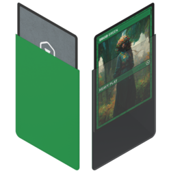 Heavy Play Standard Card Sleeves Druid Green (100)